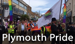 Plymouth Pride Flags
